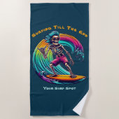 Skelettwandern Strandtuch (Vorderseite)