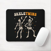 Skeletwebins Halloween Matching Funny Dancing Mousepad (Mit Mouse)