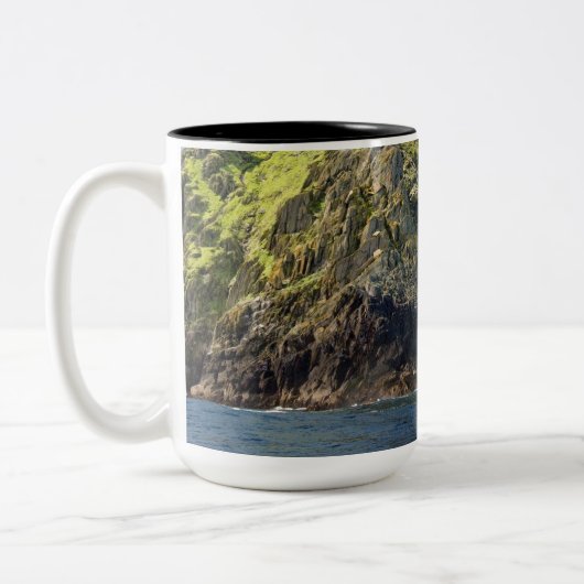 Skellig Michael Ireland Zweifarbige Tasse (Links)