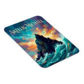 Skellig Michael Irland Magnet (Rechte Seite)
