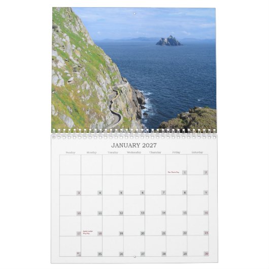 Skellig Michael Kalender (Jan 2027)