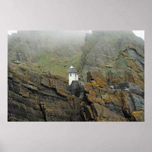Skellig Michael Lighthouse, Irland Poster (Vorne)
