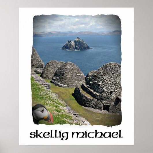 Skellig Michael, Puffin, Skellig Michael Poster (Vorne)