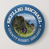 Skellig Michael (rd) Button (Vorderseite)