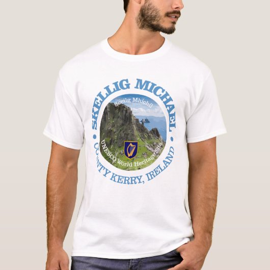 Skellig Michael (rd) T-Shirt (Vorderseite)
