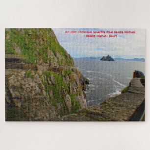 Skellig Michael Skellig Inseln Kerry. Jigsaw Puz Puzzle