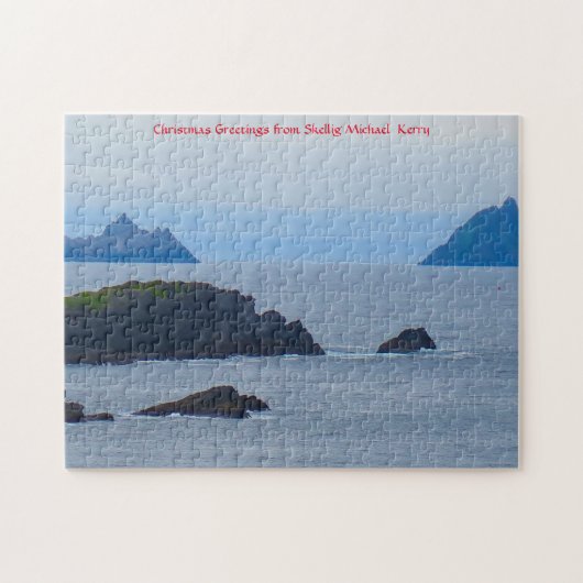 Skellig Michael Skellig Islands Kerry. Jigsaw Puz Puzzle (Horizontal)