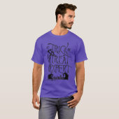 Skellington Süßes oder Saures Halloween T-Shirt (Vorne ganz)