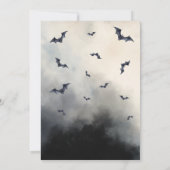 Skelton Ghost Adult Halloween-Party Einladung (Rückseite)