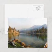 Skelton Lake at Golden Dusk - Mammotesee Postkarte (Vorne/Hinten)