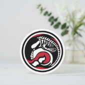 Skelwal Einladung (Stehend Vorderseite)