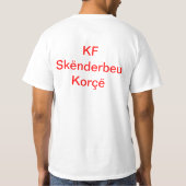 Skenderbeu T-Shirt (Rückseite)