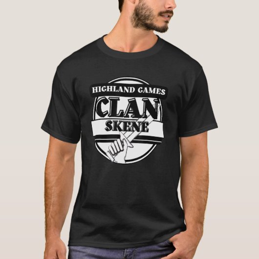 Skene Highland Games Scottish Clan T-Shirt (Vorderseite)