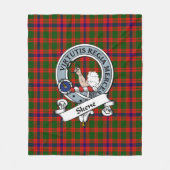 Skene Modern Clan Abzeichen Tartan Kariert Fleecedecke (Vorderseite)