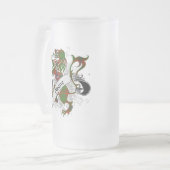 Skene Tartan Lion Mattglas Bierglas (Vorderseite Links)