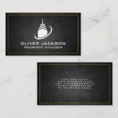 Skepper-Gebäude-Symbol | Bau Visitenkarte (Vorne/Hinten)