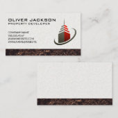 Skepper-Gebäude-Symbol | Dirt Visitenkarte (Vorne/Hinten)