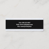 Skepper-Gebäude-Symbol Mini Visitenkarte (Rückseite)