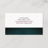 Skepper-Gebäude-Symbol Visitenkarte (Rückseite)