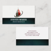 Skepper-Gebäude-Symbol Visitenkarte (Vorne/Hinten)