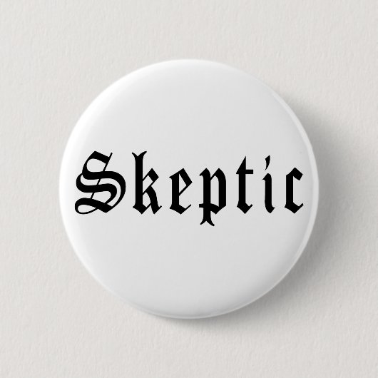 Skeptiker 1 button (Vorderseite)