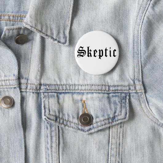 Skeptiker 1 button (Beispiel)