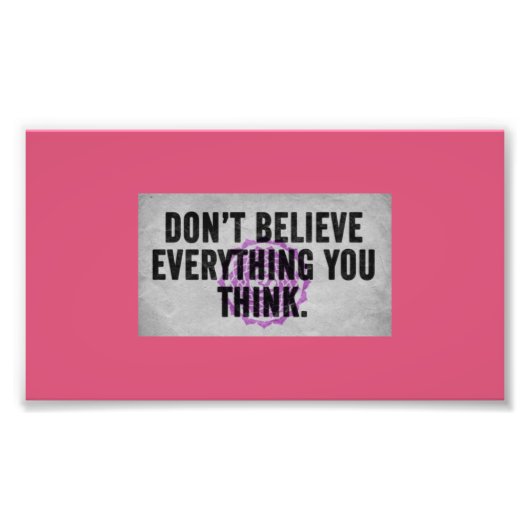 Skeptiker Fotodruck (Vorne)