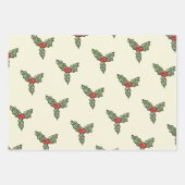 Skeptische Mistel-Weihnachten Geschenkpapier Set (Vorderseite)