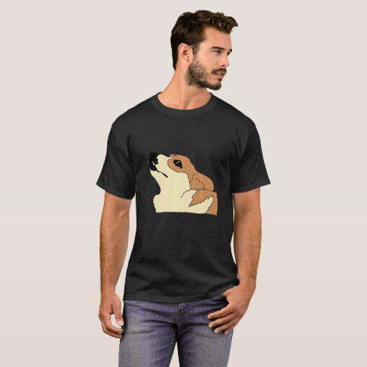Skeptischer Corgi Pulli (Vorne ganz)