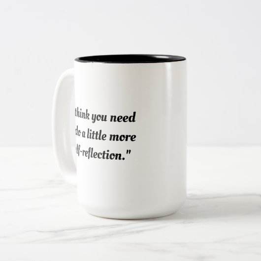 Skeptisches Corbin 15 Unze. Tasse (Vorderseite Links)