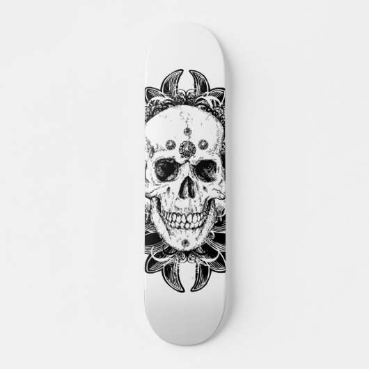 Skeptisches Design des Skateboards (Vorne)
