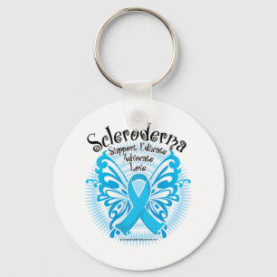 Skerodermie-Schmetterling Schlüsselanhänger