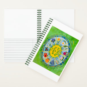 Sketch and Write 2025 Blume of The Month Journal Notizblock
