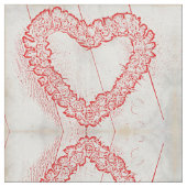 Sketch Art Heart Wreath Stoff (Nahaufnahme)