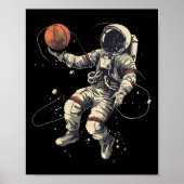 Sketch Artwork Astronaut Lay Up Sketch Player Poster (Vorne)