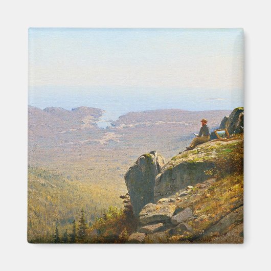 Sketch auf dem Berg von Sanford Robinson Gifford Magnet (Vorne)