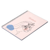 Sketch Beautiful Poster Spiral Foto Notebook Notizblock (Linke Seite)