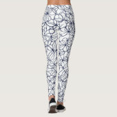 Sketch Beauty LuLaRoe Black Floral Leggings (Rückseite)