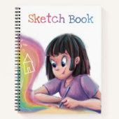 Sketch Book - Are You Bored? Notizblock (Vorderseite)