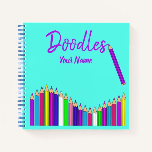 Sketch Book Doodles Notebook Notizblock (Vorderseite)