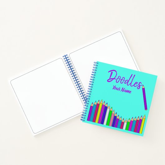 Sketch Book Doodles Notebook Notizblock (Innenseite)