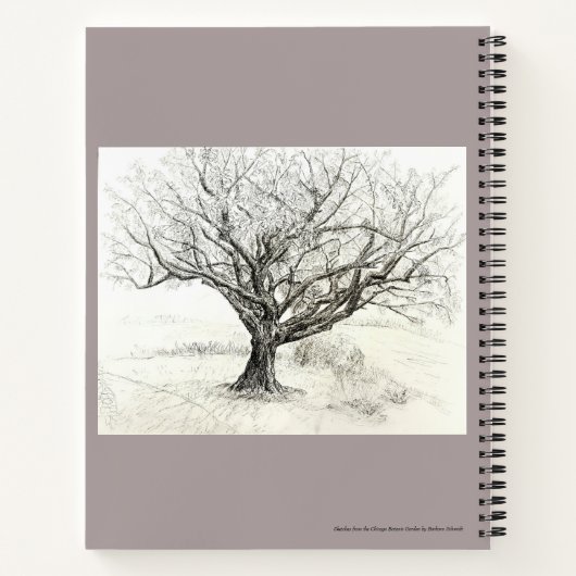 Sketch Botanischer Garten Notizblock (Rückseite)