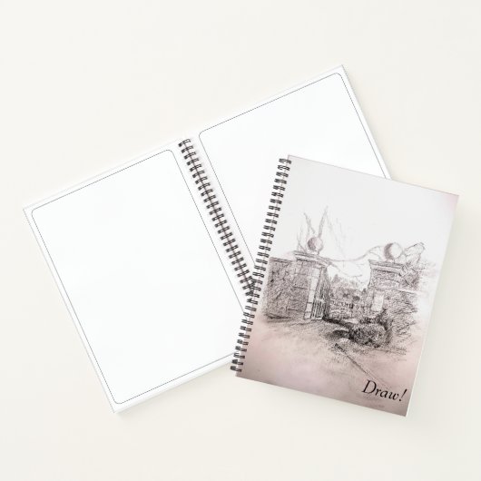 Sketch Botanischer Garten Notizblock (Innenseite)