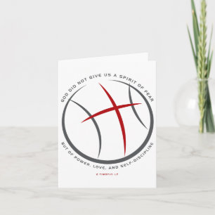Sketch Christlich Athlete Jesus 1 Karte