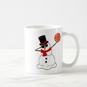 Sketch Dabbing Snowman Frische Pasta machen Kaffeetasse