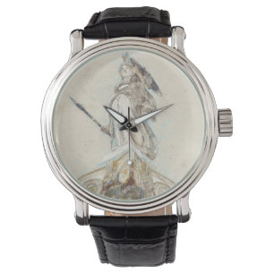 Sketch der Statue von Athena Watch - Elegantes Gri Armbanduhr