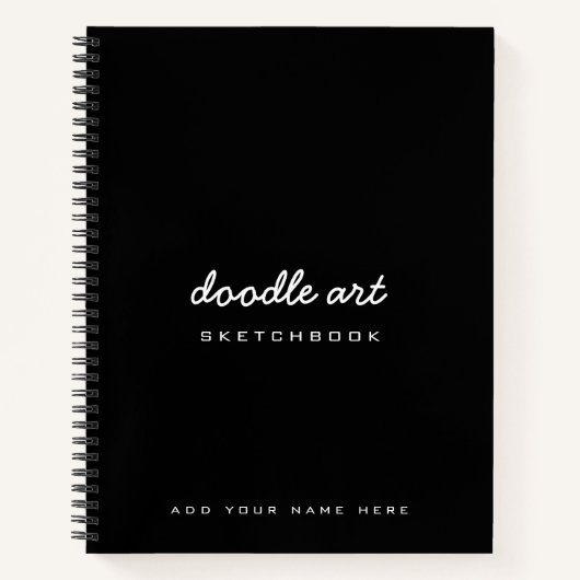 Sketch doodle art name sketchbook notizblock (Vorderseite)
