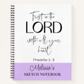 Sketch für Bibelverse Notizblock (Vorderseite)