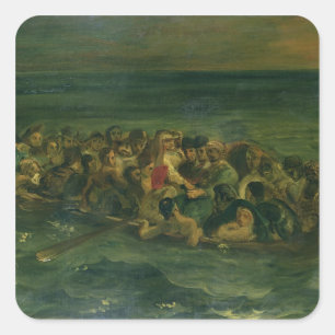 Sketch für das Schiffswrack von Don Juan, 1839 (si Quadratischer Aufkleber