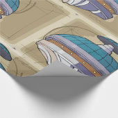 Sketch für die Raumstation Geschenkpapier